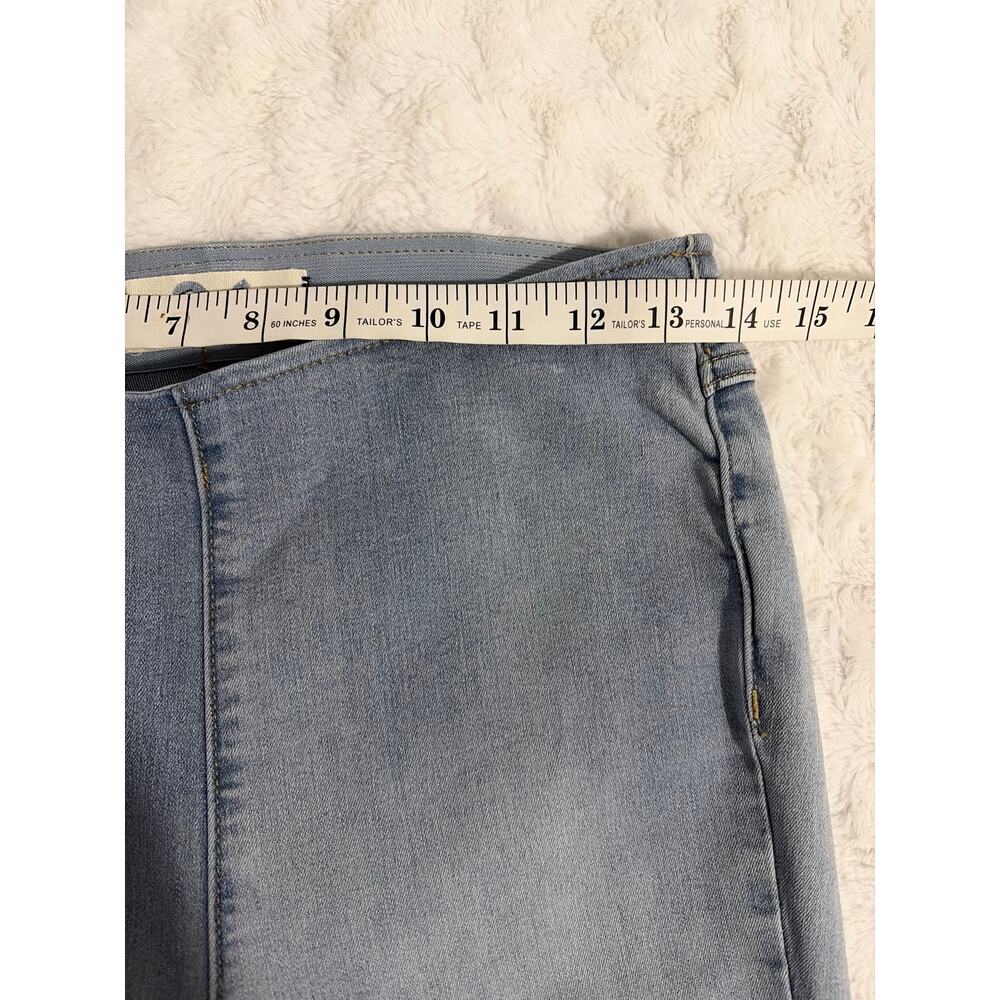 Free People We The Free Voyager Blue Penny Pull-On Boho Flare Jeans 26 - Picture 7 of 9
